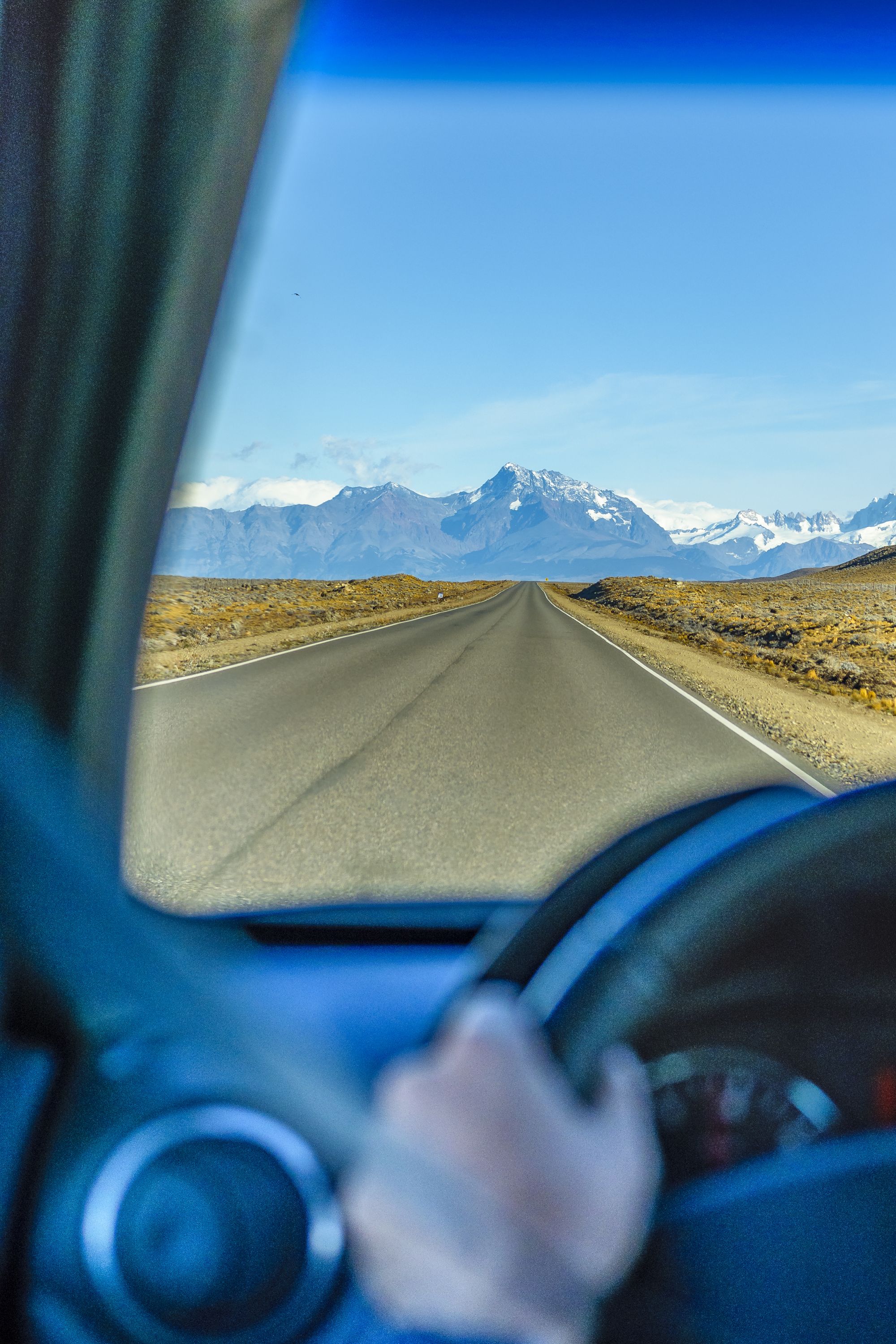 Argentina gennem forruden.