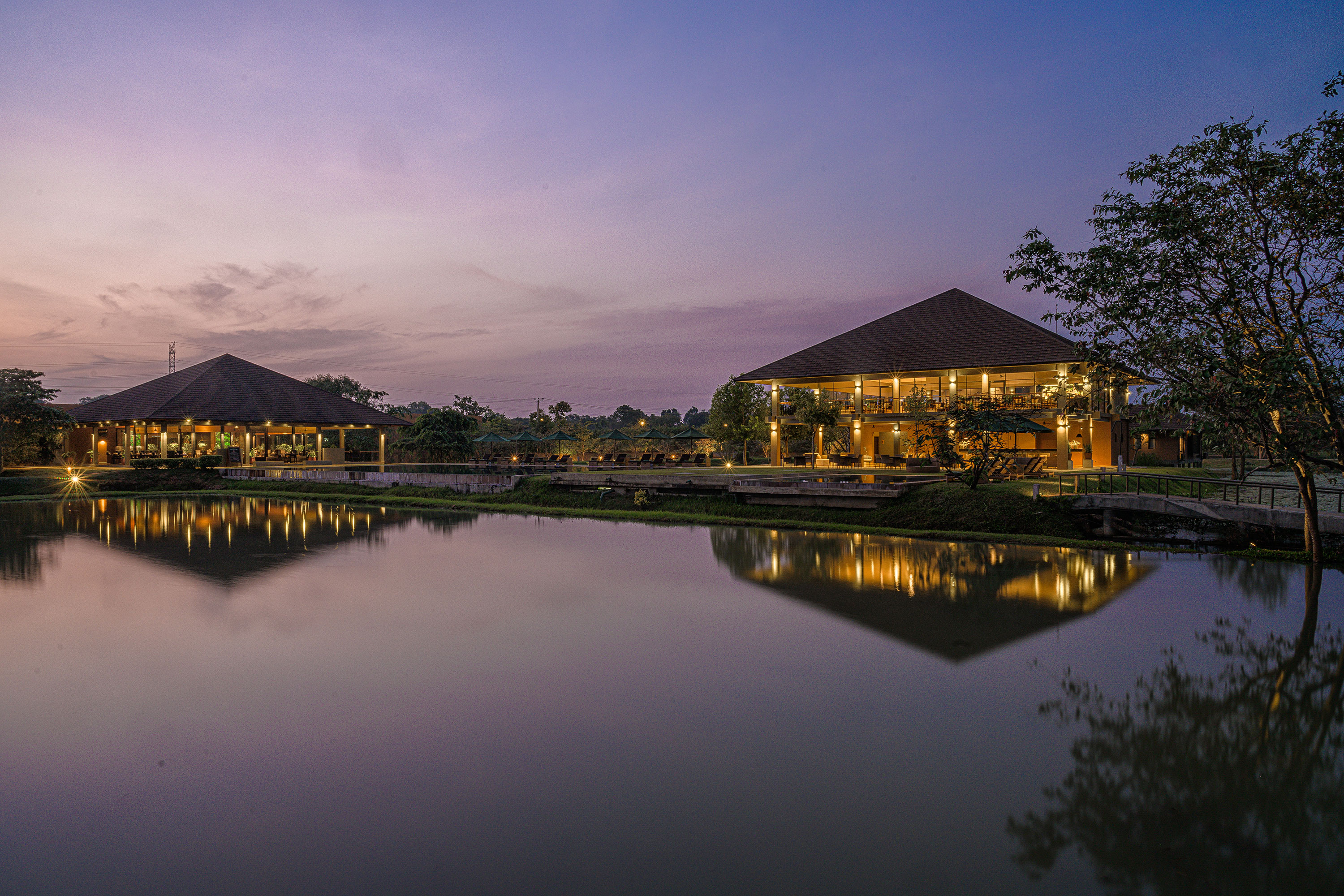 Main Buildings By Night