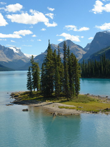 Spirit Island i Jasper National Park