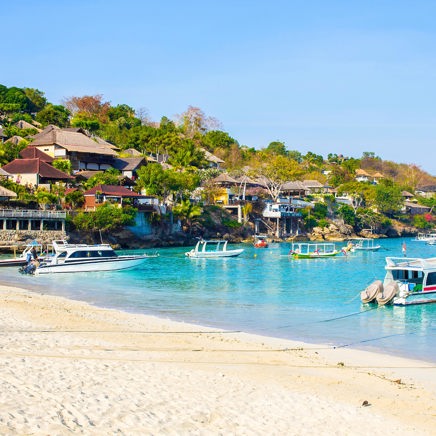 Stranden på Lembongan