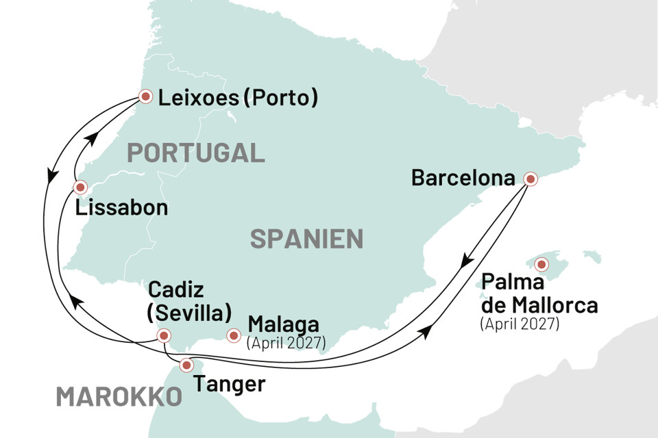 Krydstogter Krydstogt I Middelhavet Den Iberiske Halvoe Og Marokko