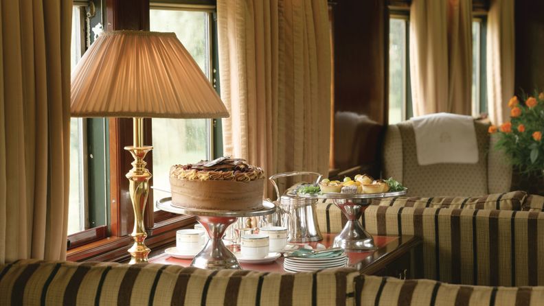 SR Sydafrika Rovos Rail Rvr Loungecar Tea Hres