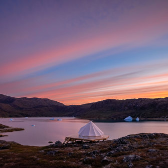 Camp Kangiusaq Sunset 4