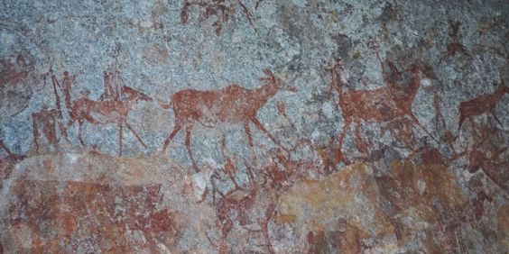 Zimbabwe Matobo National Park Nswatugi Cave Paintings