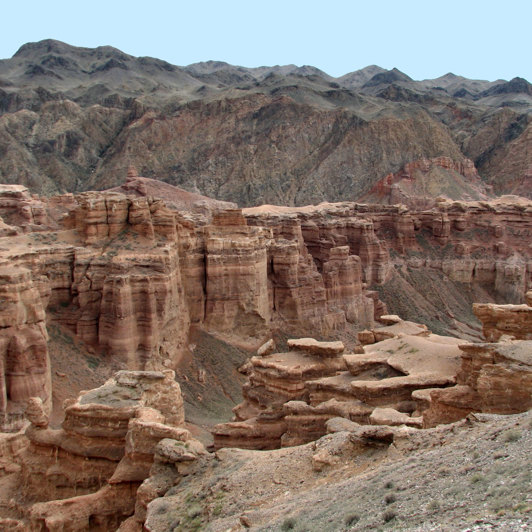 Charyn-kløften i Kasakhstan