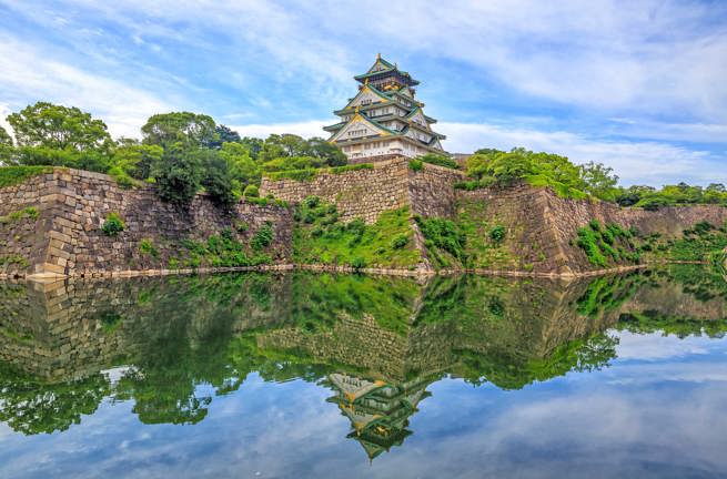 Osaka Castle Spring