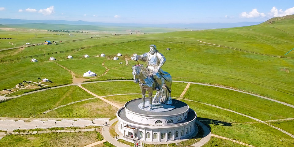 Mongoliet Djengis Khan Statue