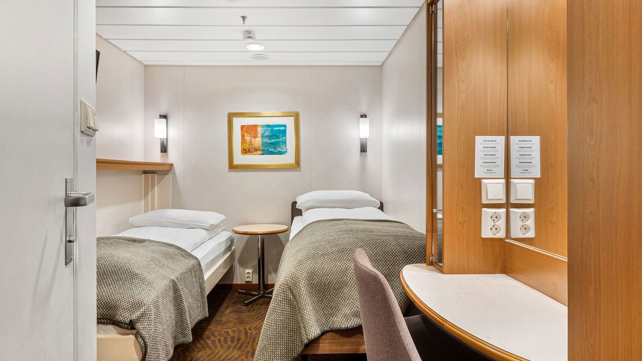 Norge Hurtigruten Sign Ms Trollfjord Polar Indvendig Kahyt