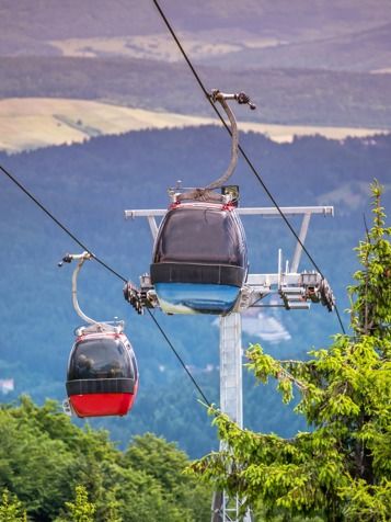 Få det store overblik fra Peak 2 Peak-gondolen i Whistler