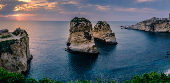pigeon rock beirut