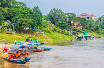 Chiang Khong Mekong Floden 345048257