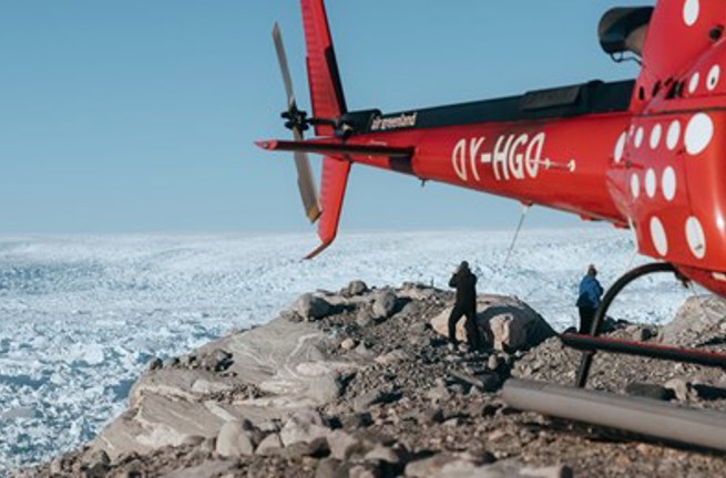 Ilulissat Udflugt Helikopter Flyvning