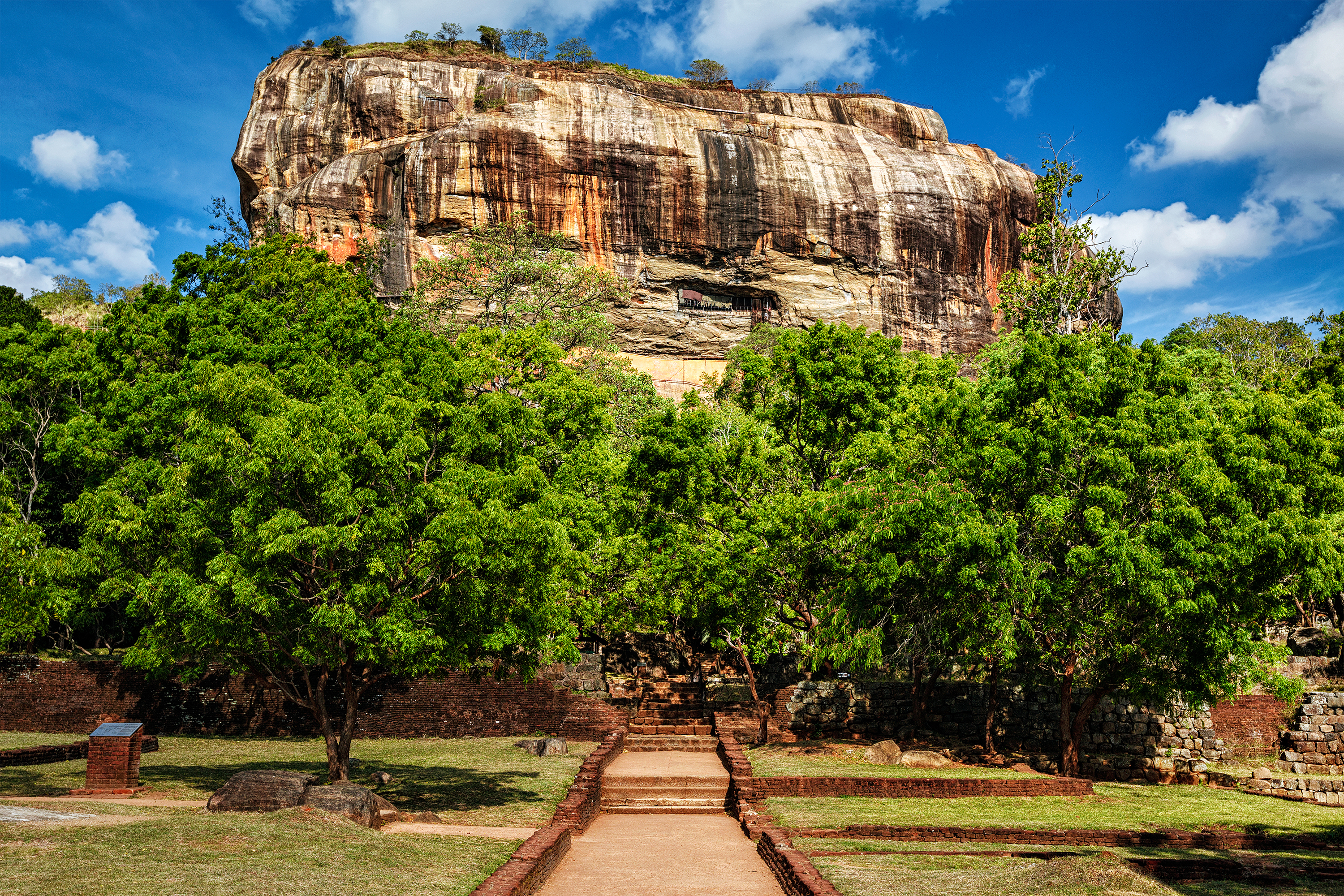 Natur og historie smelter sammen ved Sigiriya Rock Fortress