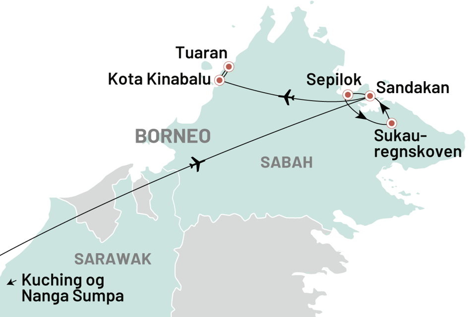 Borneo Essensen Af Sarawak Og Sabah