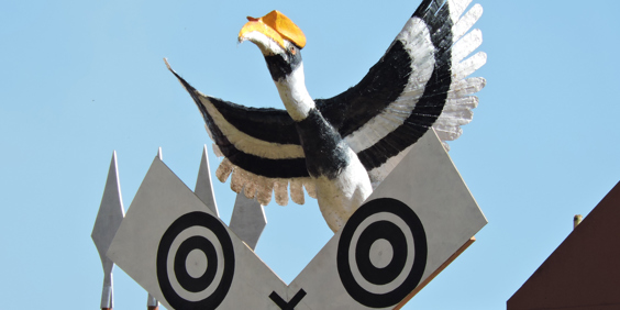 India Nagaland Hornbillfestival Hornbill Statue