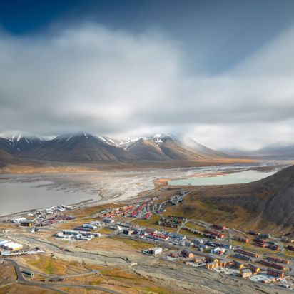 Svalbard Longyearbyen View Sommer 1318598723