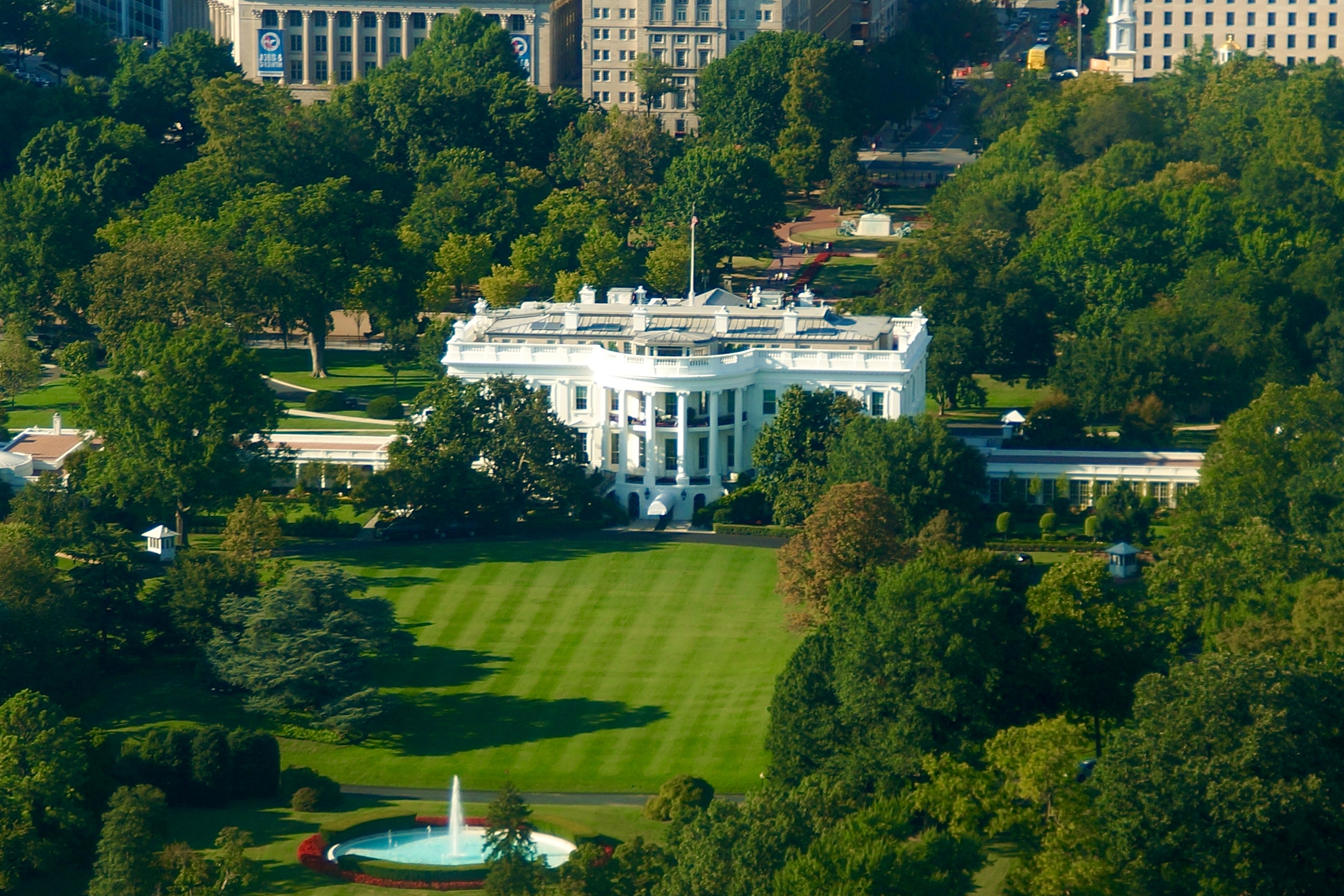 Usa Washington White House Birds View (1)