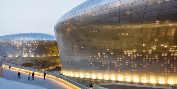 Sydkorea Seoul Dongdaemun Design Plaza Ddp 2