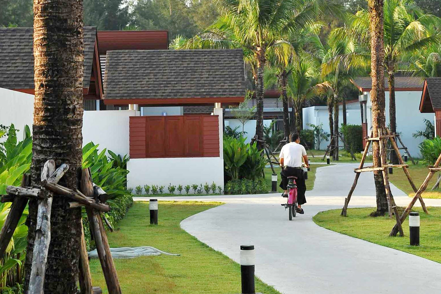 Det 4-stjernede resort yder god service.