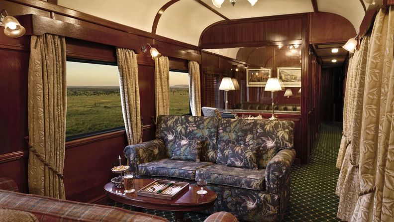 SR Sydafrika Rovos Rail Cars Lounge 7 EY