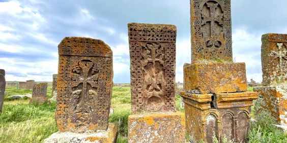 Georgien Stenkors Khachkars