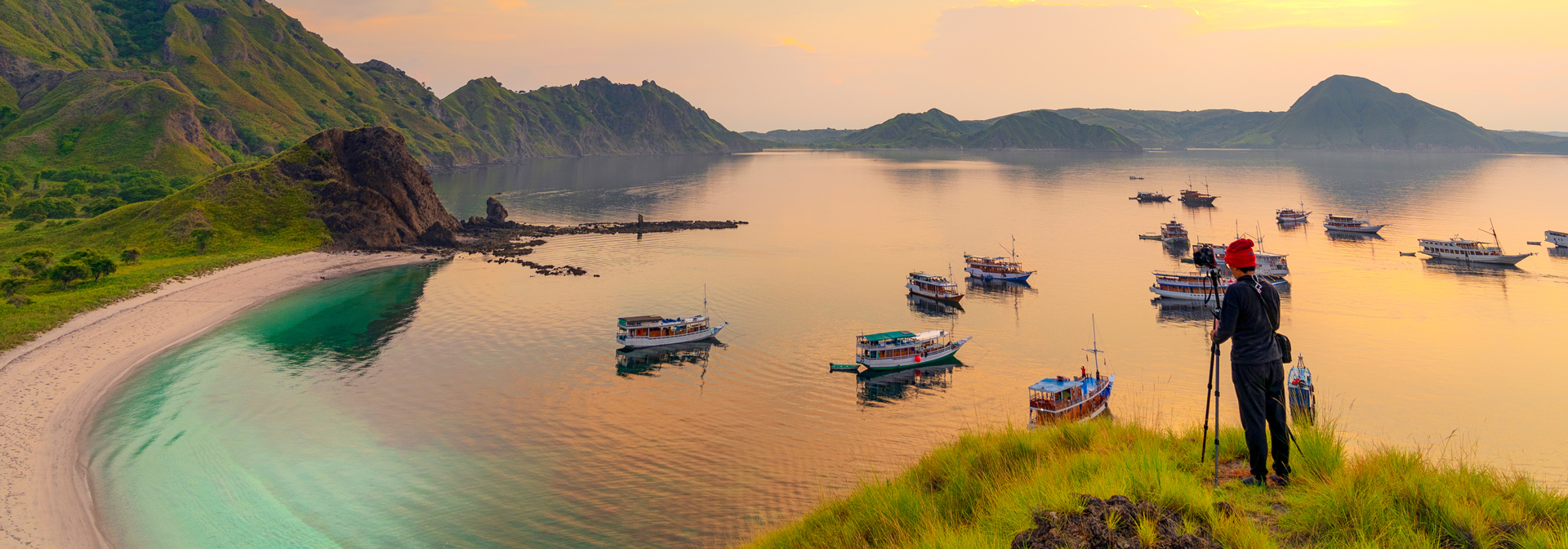 Padar Island Solnedgang Ss 1850128300