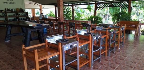 Køkken Hos Traditionel Thai Madlavning