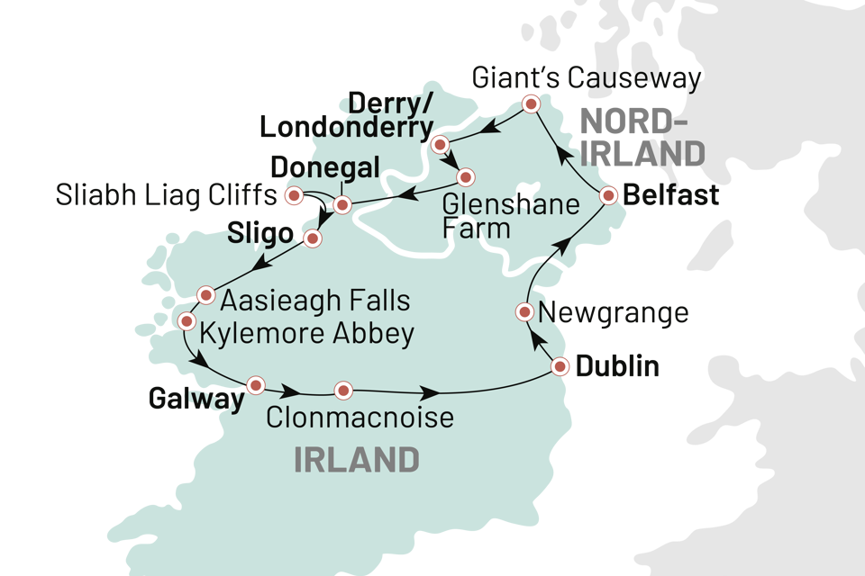 Irland Irland Og Nordirland En Rejse Til Smaragd Oen