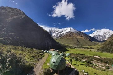 Peru Salkantay Dome Camp Panoramic