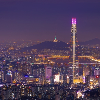 Seoul City Skyline
