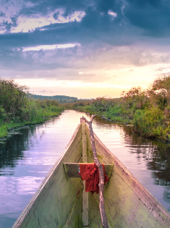 Uganda Entebbe Mabamba Swamp Wooden Fishing Boat