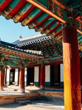 Sydkorea Jeonju Hanok Village Gyeonggijeon Hall