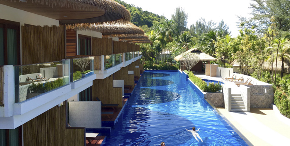 I Krabi bor I på Tup Kaek Sunset Beach Resort