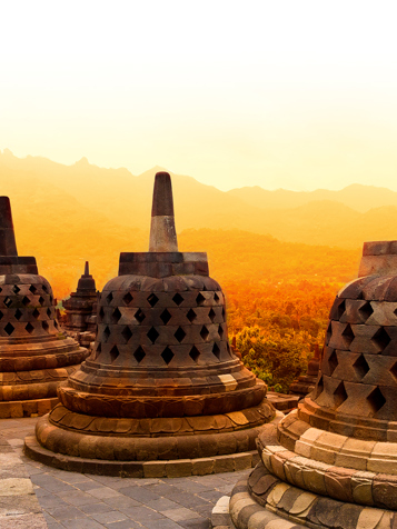 Borobudur-templet på Java