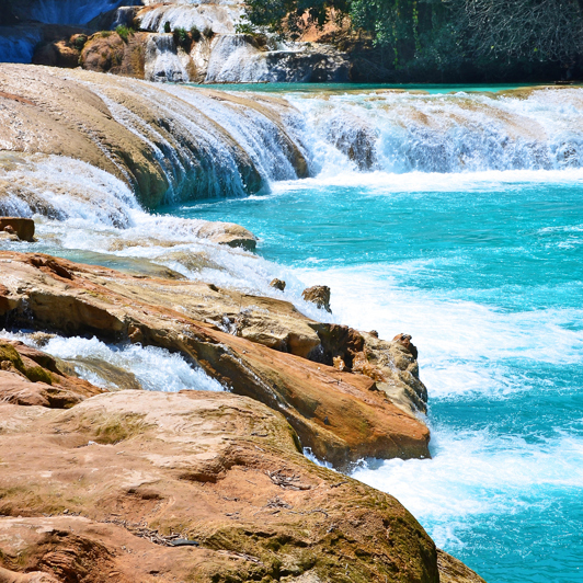 mexico - cataratas de agua_azul_vandfald_14