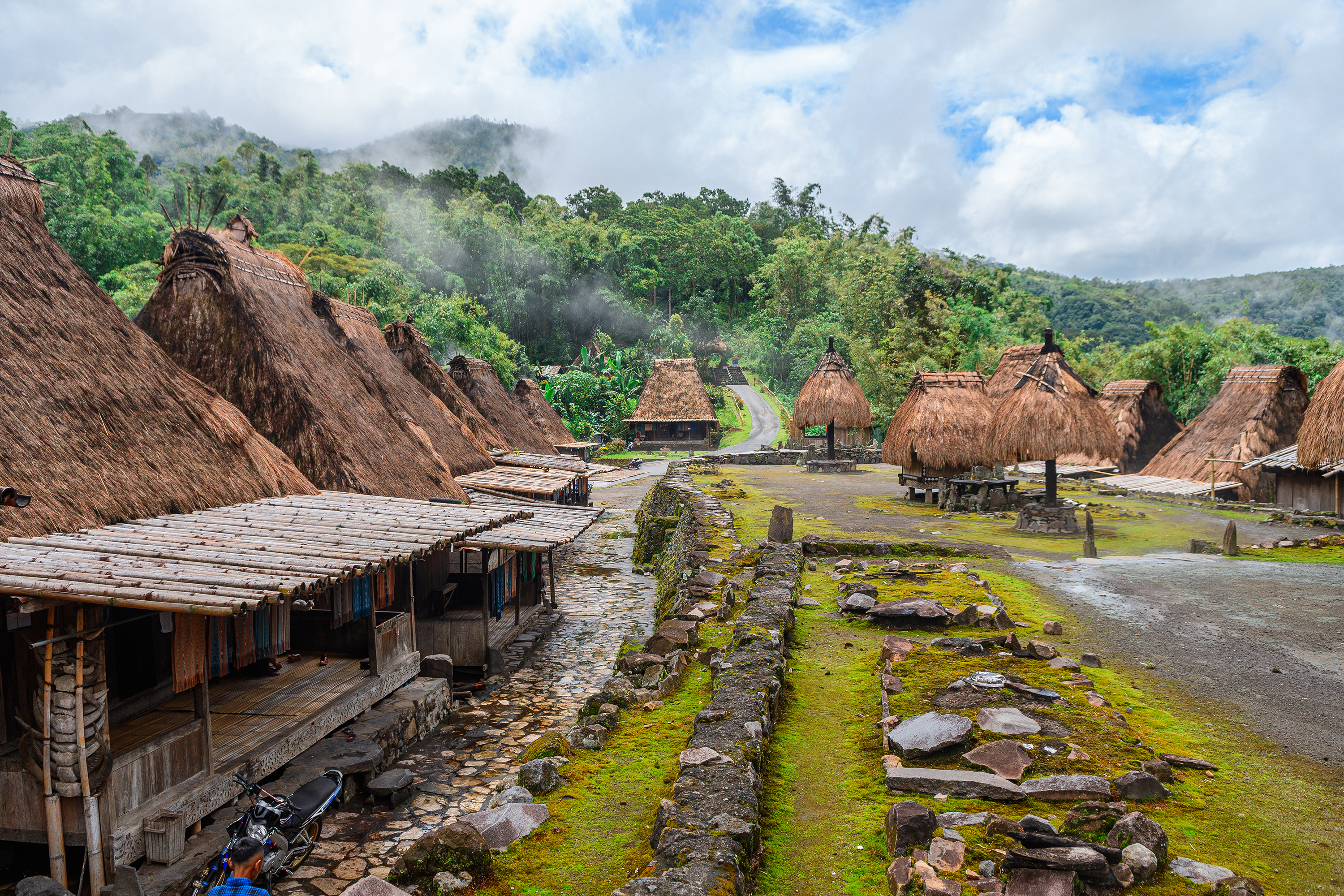 Landsbyen Bena på Flores