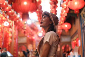 Vi skal bo midt i den sprudlende Chinatown...