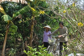 vietnam - mekong logde_pige dreng cykel