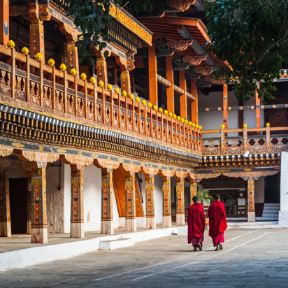 Bhutan Punakha Dzong Munk 215423999