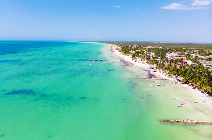 mexico - Isla Holbox_drone pic beach_01
