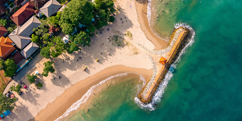 Sanur Strand Aerial Gi 2192985973