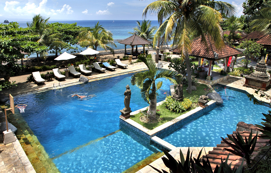 bali - candi dasa - puri bagus hotel_swimming pool