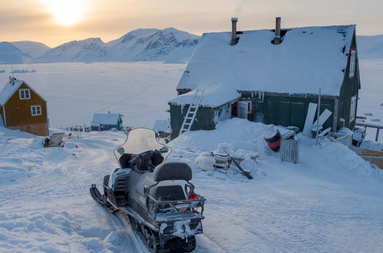 Grønland Bygd Vinter