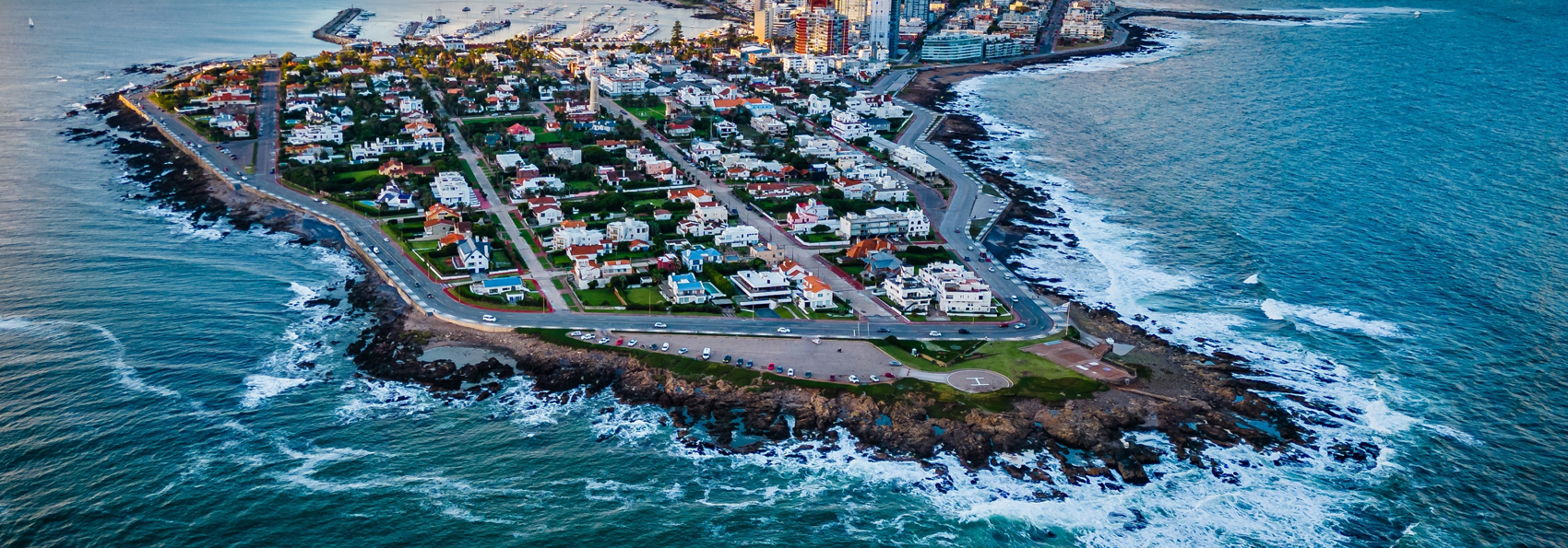 Uruguay Punta Del Este City Atlantic Coastline