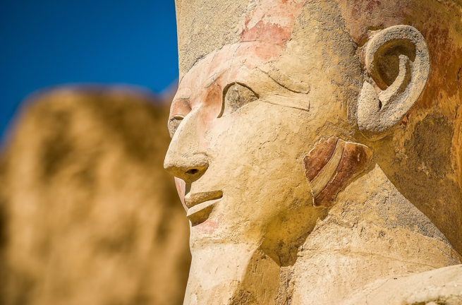 egypten - Luxor_hatshepsut templet_statue_01