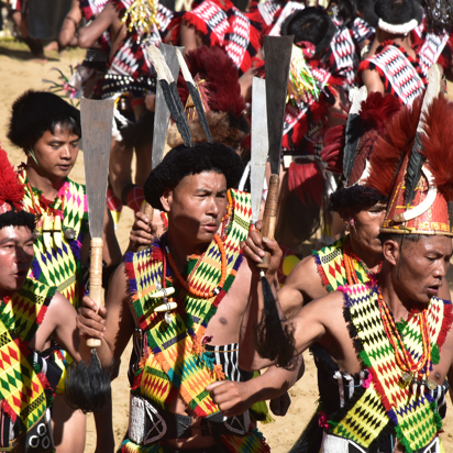 India Nagaland Hornbill Festival People 1