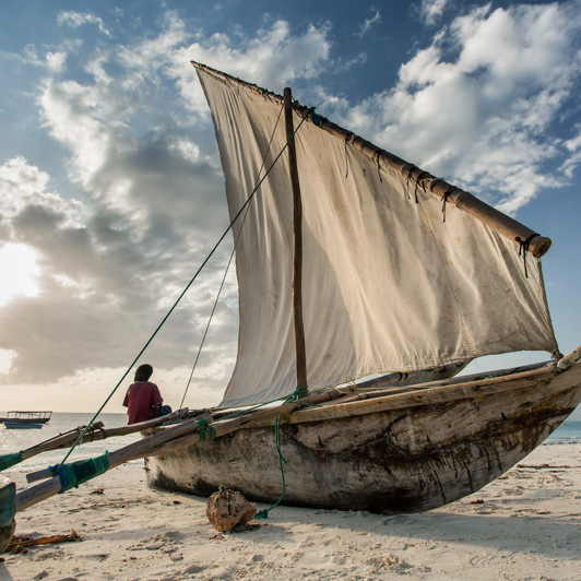 Dhow Ved Stone Town Kyst