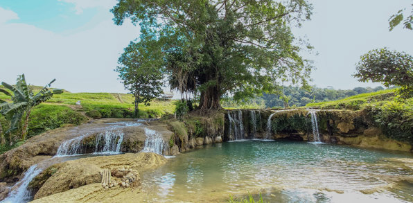 Wee Kacura-vandfald i det østlige Sumba