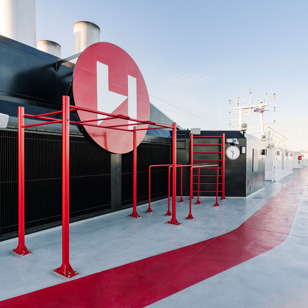 Udendørs gym ombord