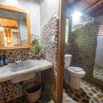 Badeværelse La Cusinga Lodge